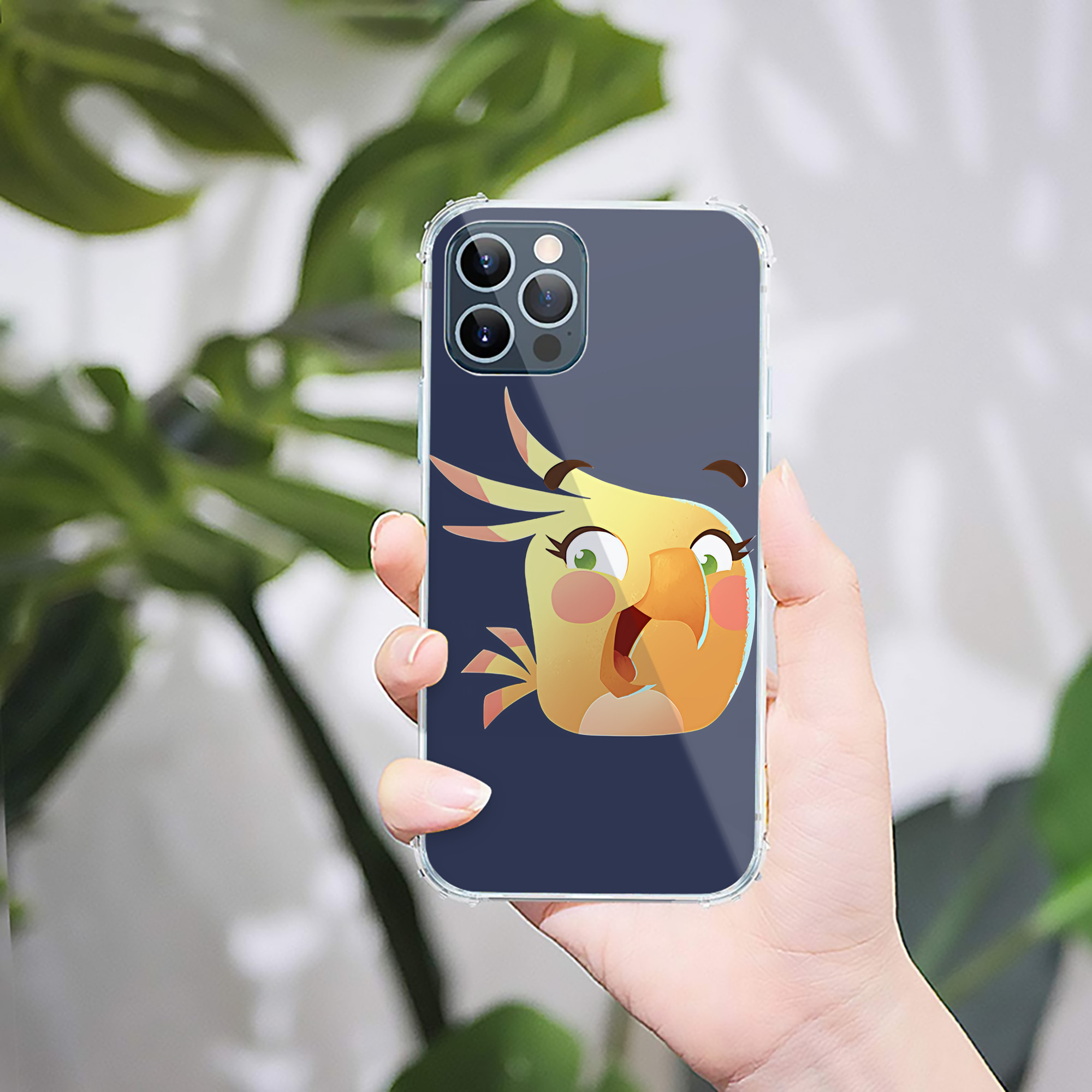 （画像用） Angry Birds アングリーバード 【iPhone 12シリーズ対応】透明スマホケース（クリアソフトケース）